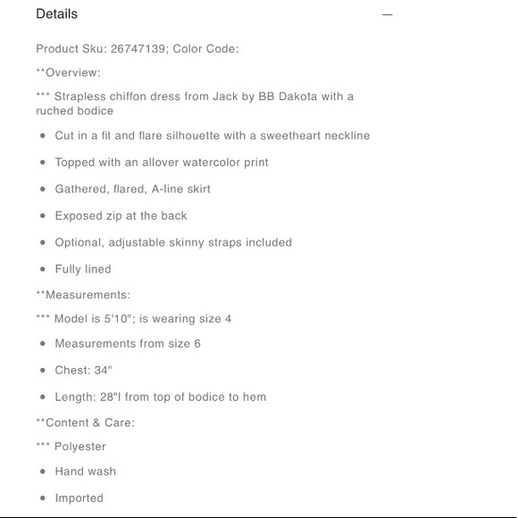 Jack by BB Dakota Watercolor Corset Party Dress - Picture 6 of 8